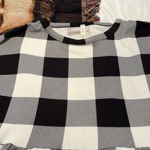 Checkered Babydoll shirt